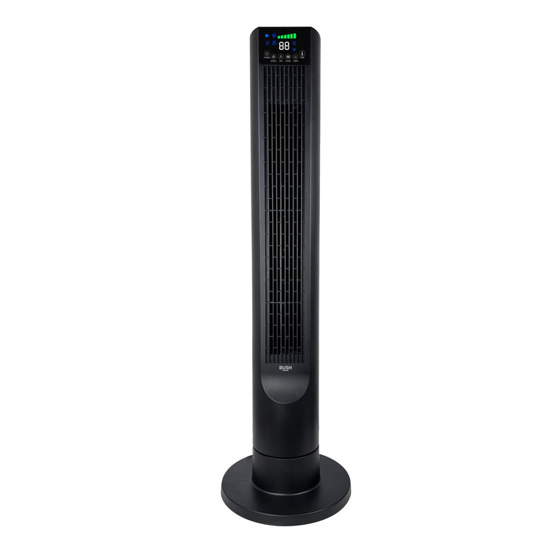 Bush digital screen tower fan black, imported from the UK