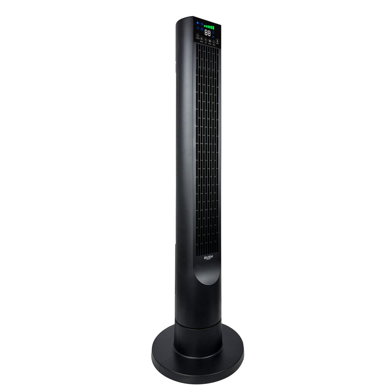 Bush digital screen tower fan black, imported from the UK