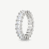 MUCHV stacking ring with cubic zirconia stones, imported from the UK