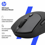 HP 400 quiet wireless mouse pink - British product