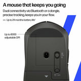 HP 400 Quiet Wireless Mouse black, UK version