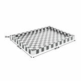 Habitat checkered resin tray pink and green (British brand)