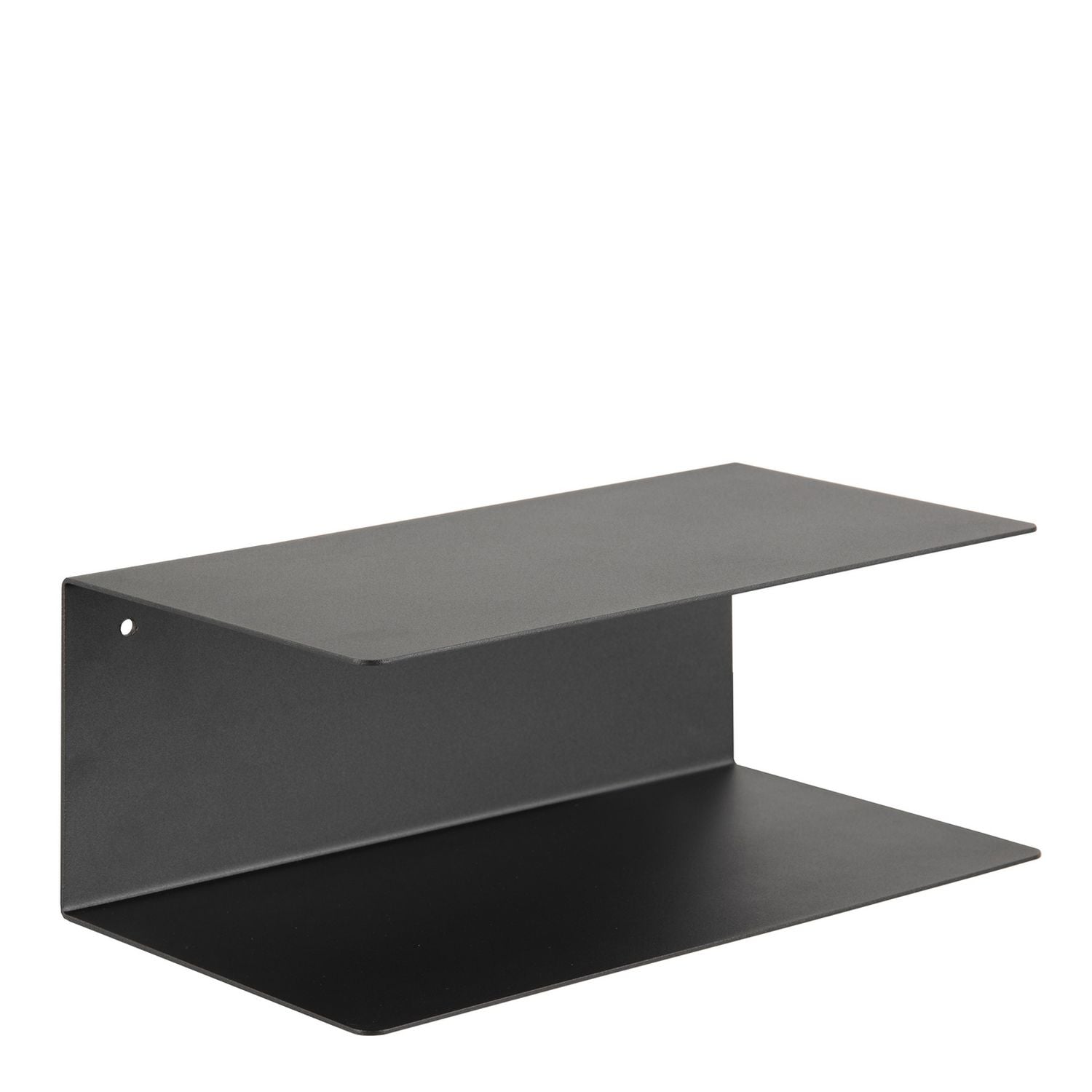 Furniture To Go Joliet black floating shelf 35cm, UK version