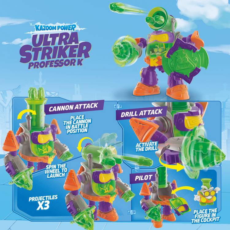 SuperThings Ultra Striker Professor K robot figure 24.5cm - British product