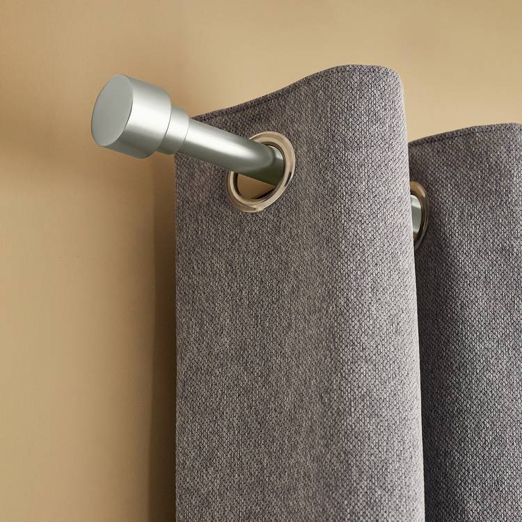 Argos Home nickel metal curtain pole 165-300cm - British product