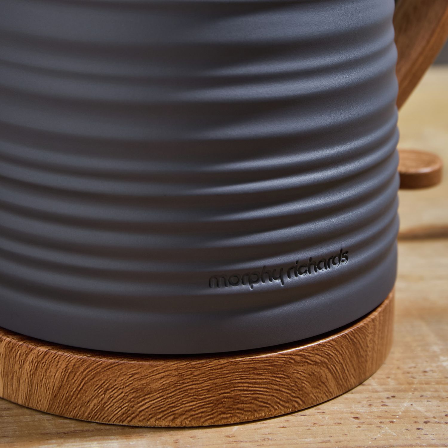 Morphy Richards clay jug kettle flint grey 1.7L, imported from the UK