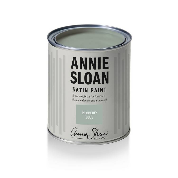 Annie Sloan Pemberley Blue satin paint 750ml (British brand)
