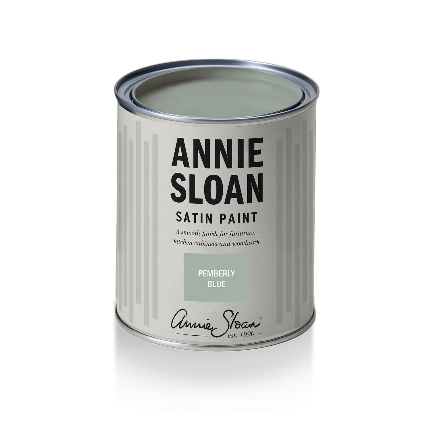 Annie Sloan Pemberley Blue satin paint 750ml (British brand)