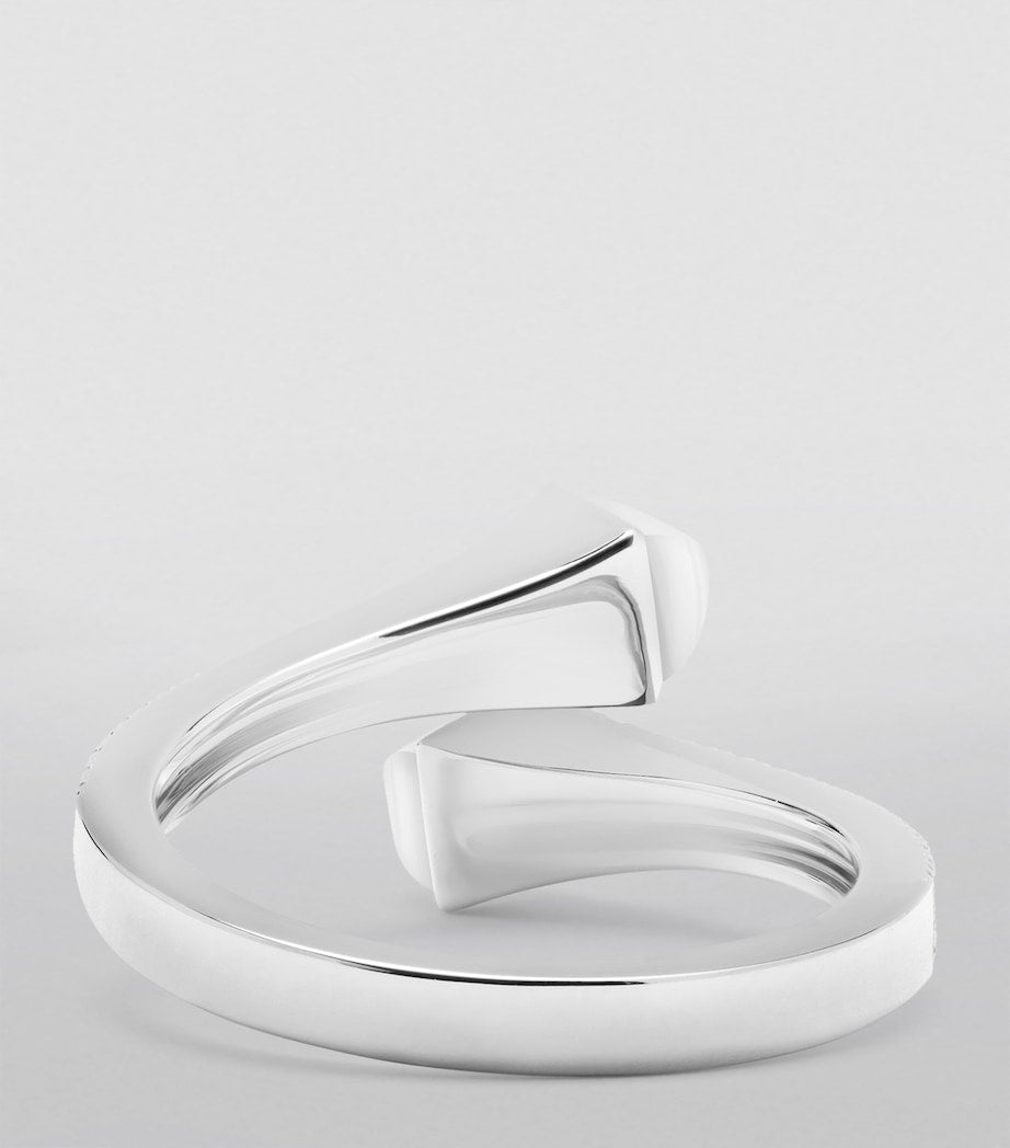 Marli New York Cleo ring with diamond and white agate - British product