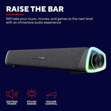 GXTrust 620 Axon RGB illuminated soundbar, imported from the UK