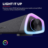 GXTrust 620 Axon RGB illuminated soundbar, imported from the UK