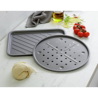 Argos Argos Home Oven Tray and Pizza Pan 2-Piece Bakeware Set- Buy online at McGrocer