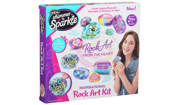 Cra-Z-ART Shimmer N Sparkle Unicorn Rock Art Set GOODS Argos