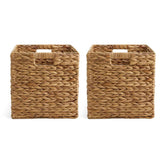 Habitat woven storage boxes set of 2 square plus natural (British brand)