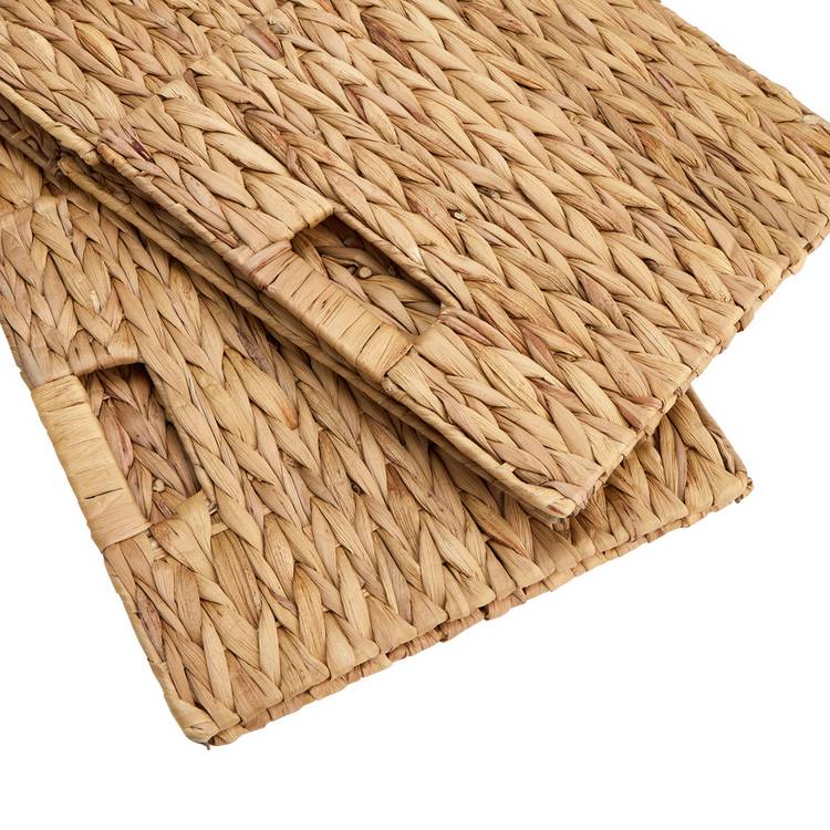 Habitat woven storage boxes set of 2 square plus natural (British brand)