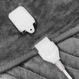 Pro Breeze fleece electric heated throw grey, UK version