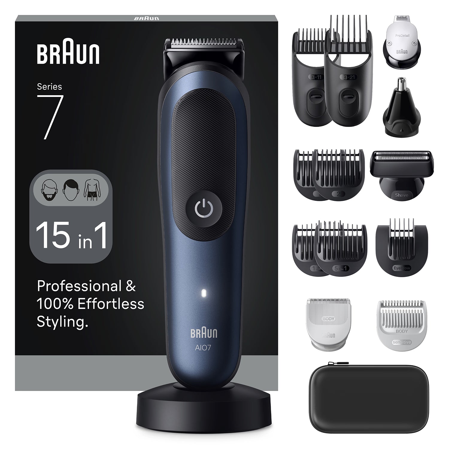 Braun Series 7 grooming kit 15in1, UK version