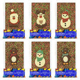 Cocoba Belgian Milk Chocolate Christmas Character Bars 6 x 100g