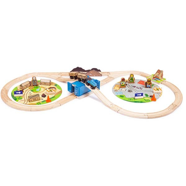 Bigjigs Rail Construction Train Set GOODS Superdrug   