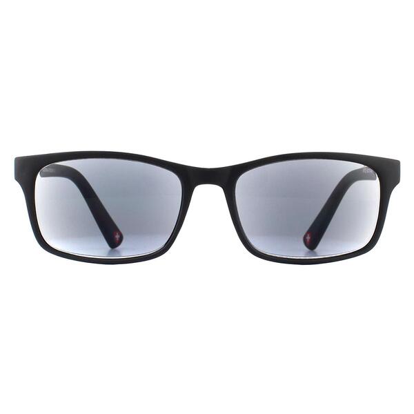 Montana black reading sunglasses with +3.50 grey lens, imported from the UK