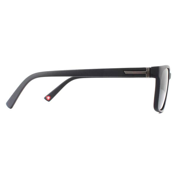 Montana black reading sunglasses with +3.50 grey lens, imported from the UK