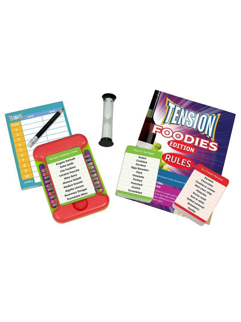 Cheatwell Tension Foodies naming board game, imported from the UK