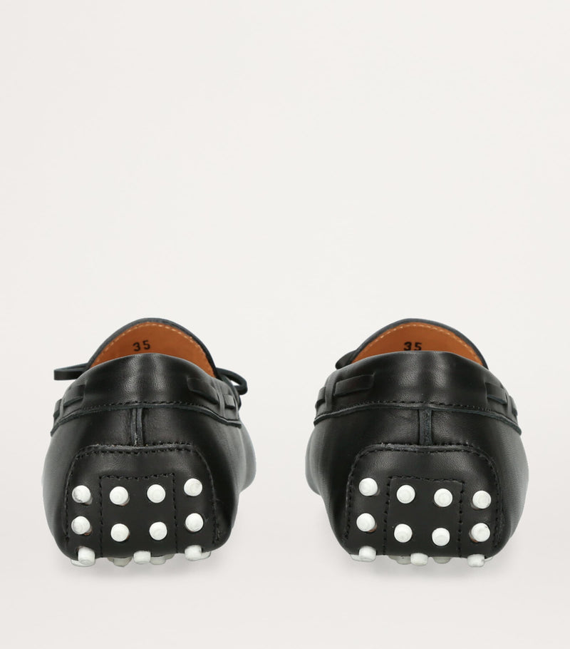 Tod's Leather Gommini Loafers kids shoes (British brand)