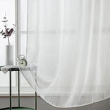 Habitat white linen look voile curtain 140x229cm - British product