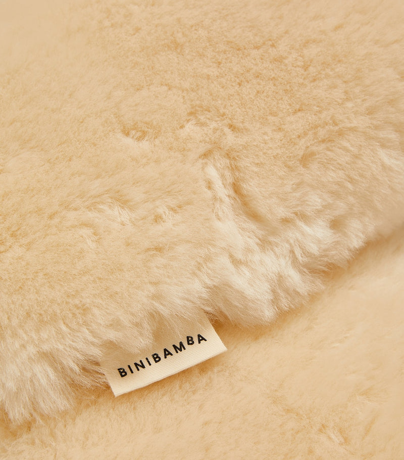 Binibamba Sheepskin Snuggler pram liner 45x67cm - British product