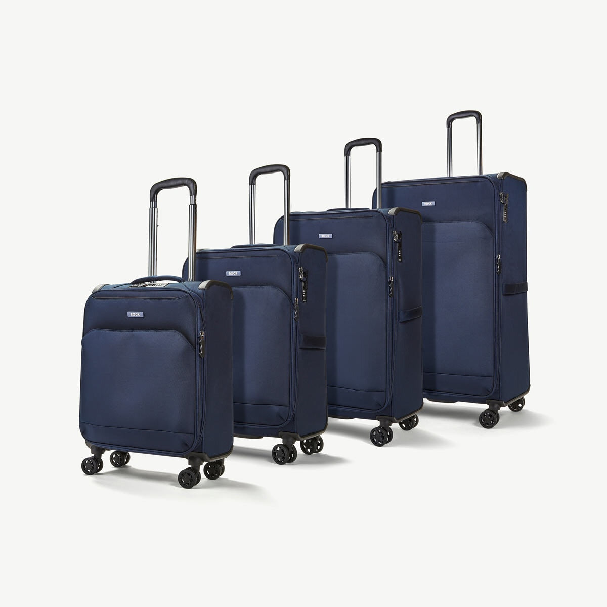 Rock Georgia 4-piece softside luggage set - British product