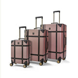 Rock hardside luggage set 3 piece (British brand)