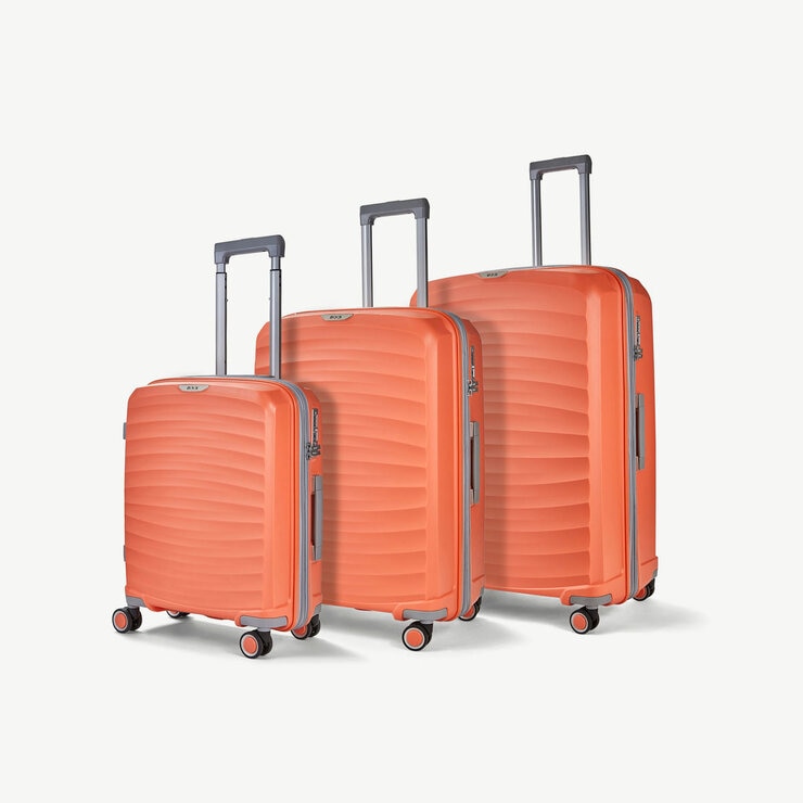 Rock Sunwave 3 piece hardside luggage set, British brand