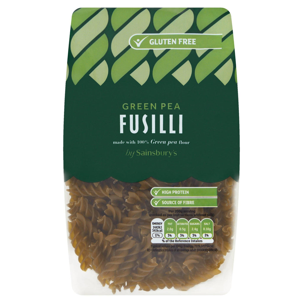 Sainsbury's Green Pea Fusilli Pasta 250g