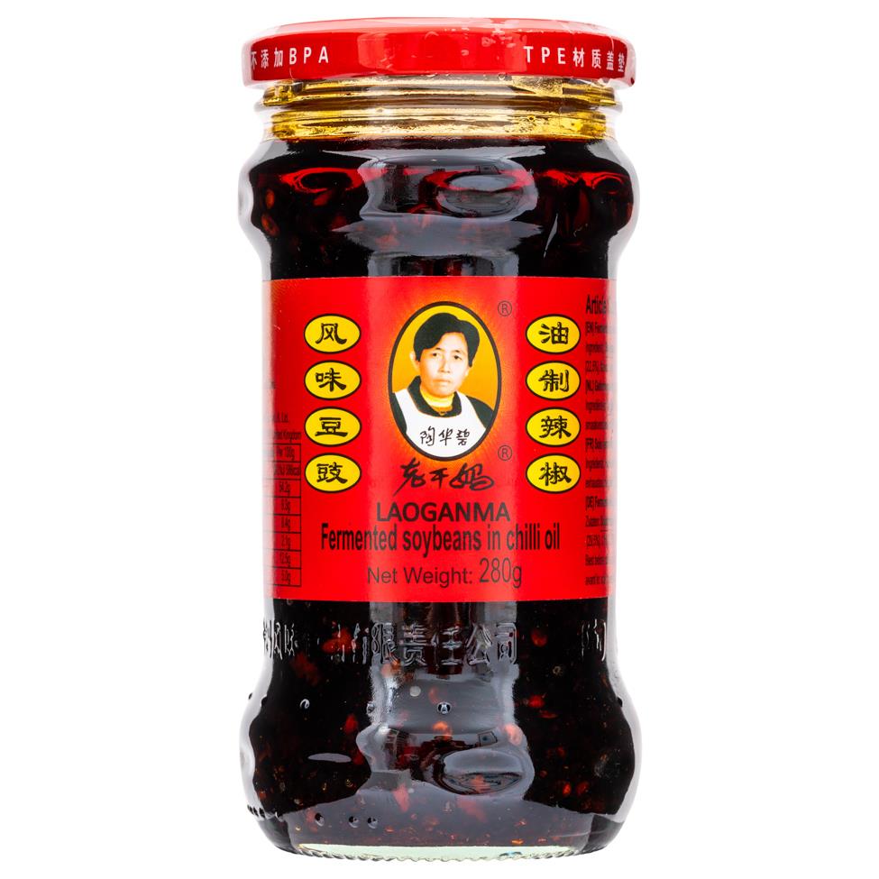 Lao Gan Ma fermented soybean chilli oil - British product