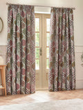 Wylder Rednut Ophelia floral jacquard curtains, UK version