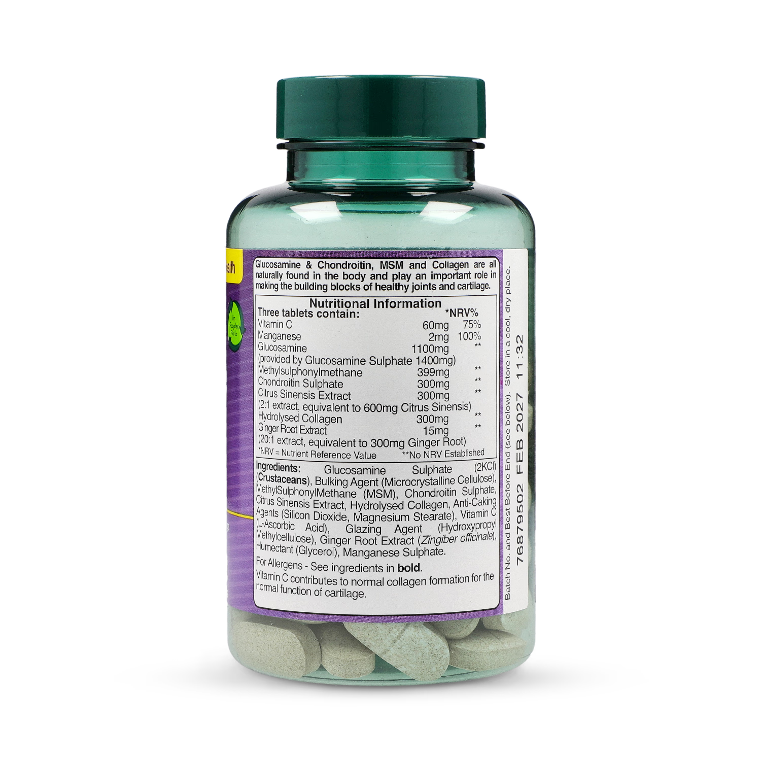Holland & Barrett Glucosamine & Chondroitin 90 Tablets, UK version