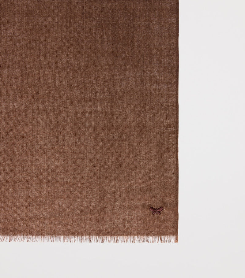 Weekend Max Mara cashmere-silk fringe scarf, imported from the UK