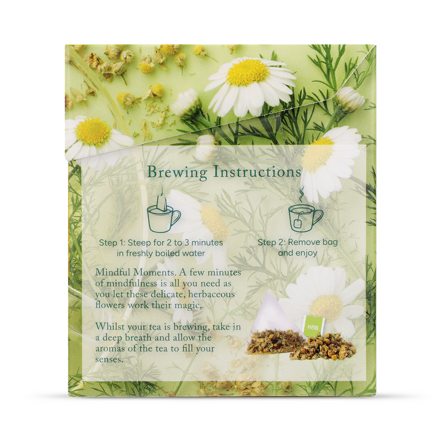 Holland Barrett whole flower chamomile tea 15 bags, imported from the UK