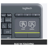 Logitech K400 Plus wireless keyboard (British brand)