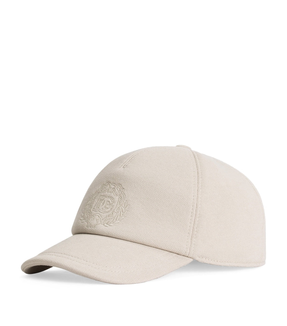 Dolce&Gabbana Kids cotton logo baseball cap - British product