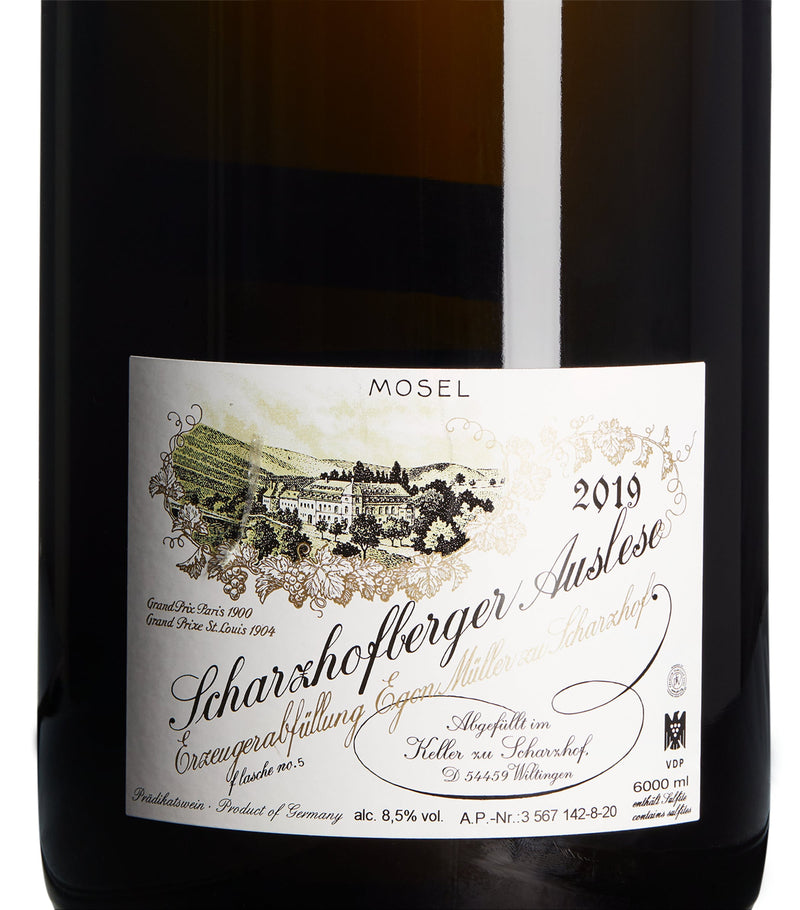 Egon Muller Scharzhofberger Riesling Auslese Blanc 2019 6L - British product