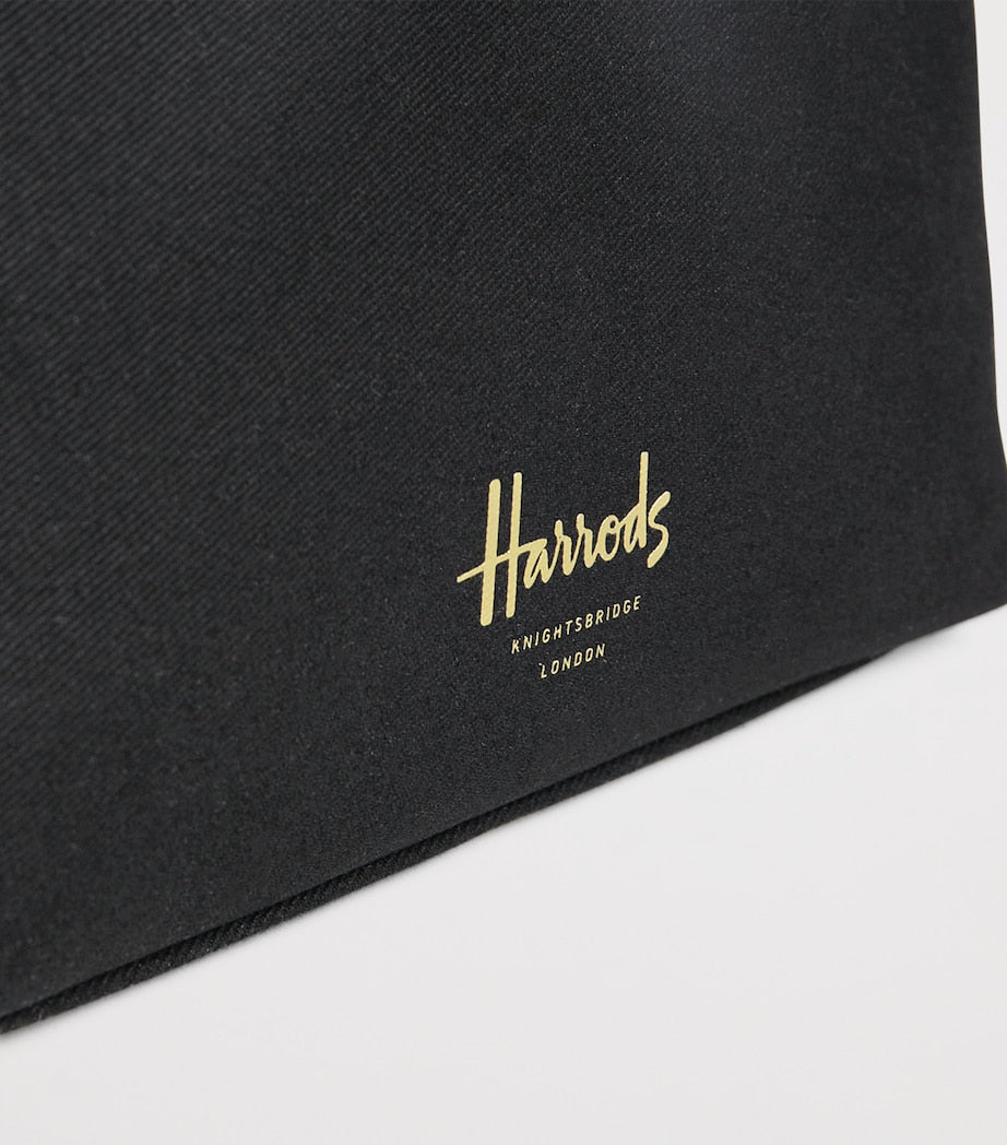 Harrods medium zipped logo cosmetic bag - British product