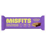 Misfits Plant Powered Protein Wafer Chocolate Caramel Flavour 37g GOODS Sainsburys   