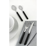 Argos Home 16 piece cutlery set black stainless steel, UK version