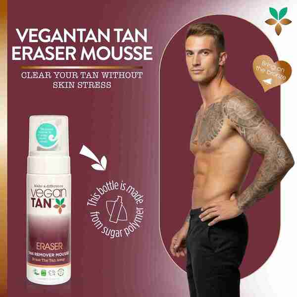 VeganTan Tan Eraser Mousse 120ml - British product