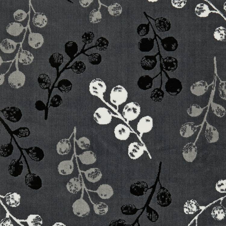 Homemaker Pod Leaf Grey Cut Pile Rug 120x160cm, UK version