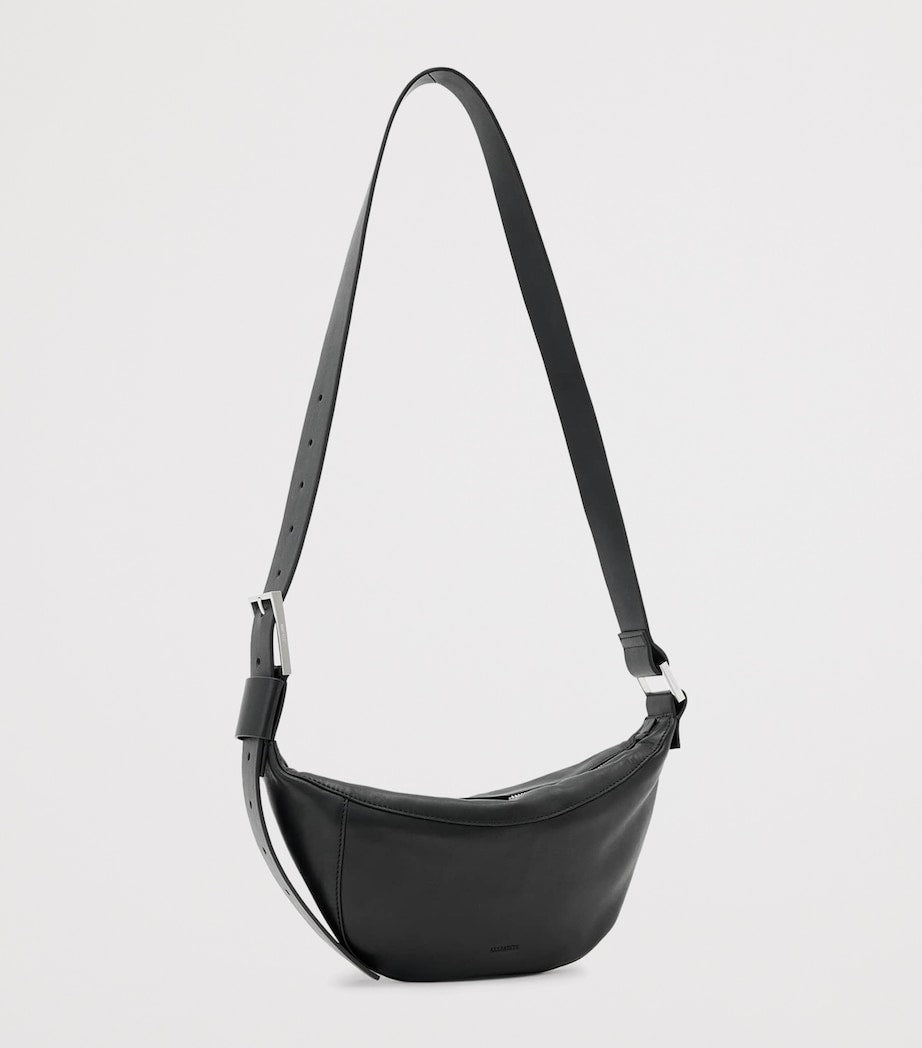 AllSaints Leather Luna Cross-Body Bag (British brand)
