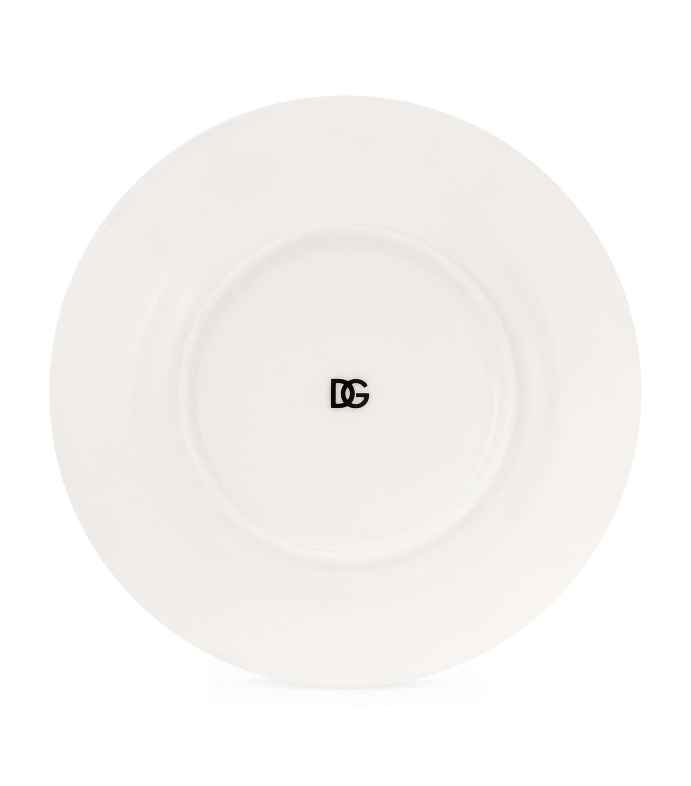 Dolce&Gabbana DG Logo porcelain plates 21cm - British product