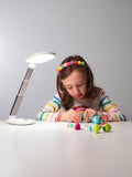 Daylight Company Foldi Go portable white desk lamp, UK version