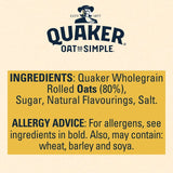 Quaker Oat So Simple Banana Porridge Cereal Sachets   10 per pack GOODS M&S   